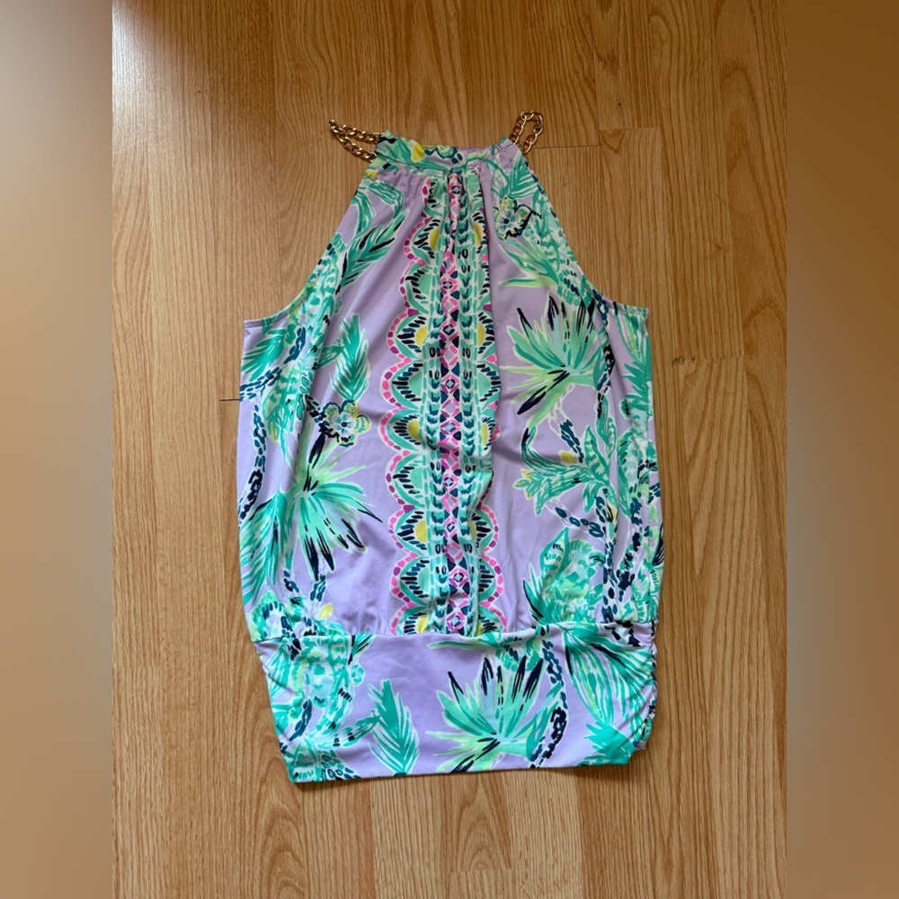 NEW Lilly Pulitzer Bowen halter top size XS - Picture 4 of 6